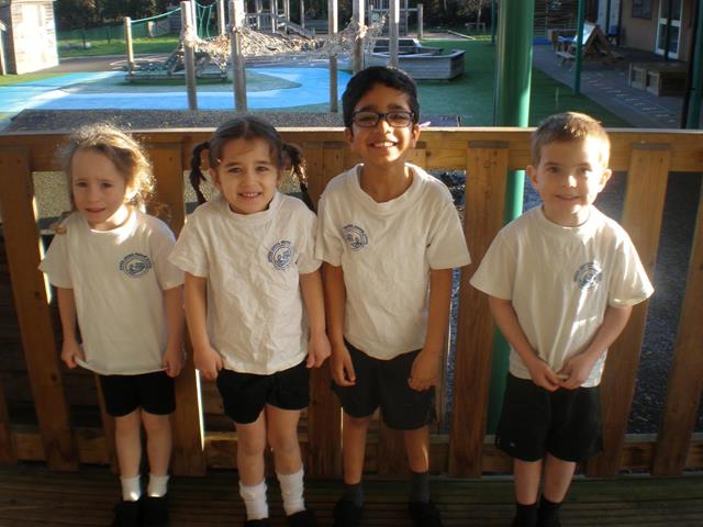 Picture of children wearing PE Uniform.